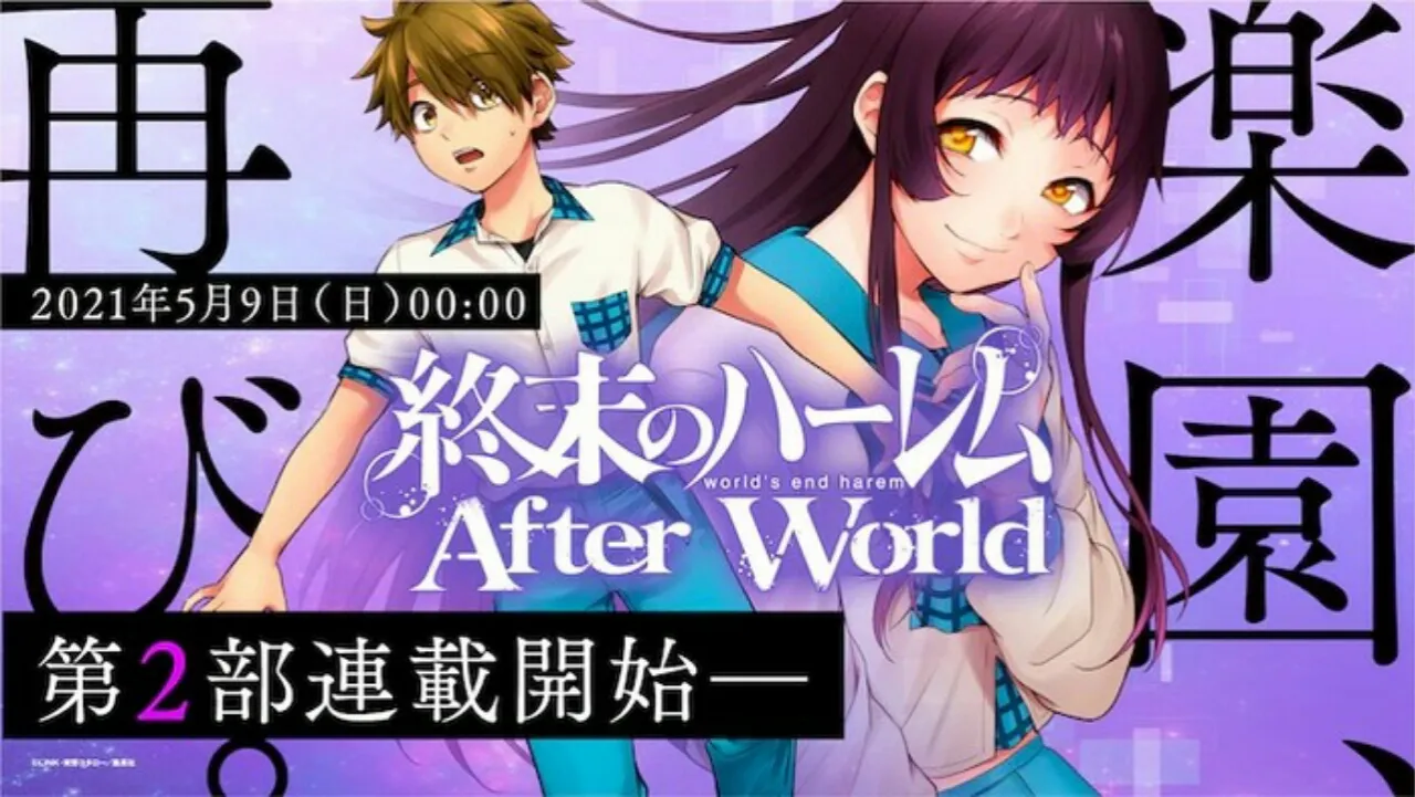 Manga World's End Harem Berlanjut dengan Bagian Kedua dan Judul Baru pada Tanggal 9 Mei