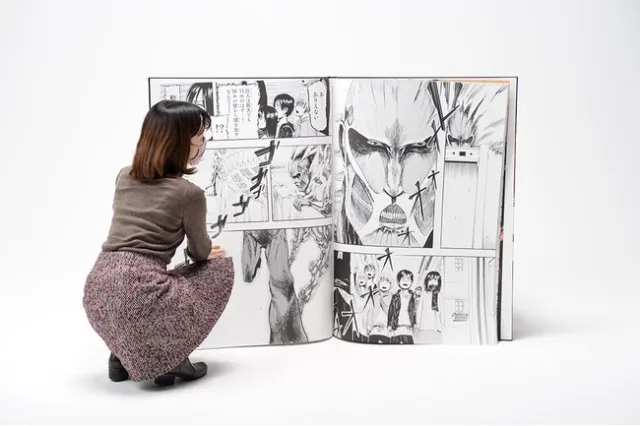 Kodansha telah Menerbitkan Manga Attack on Titan dengan Ukuran Raksasa