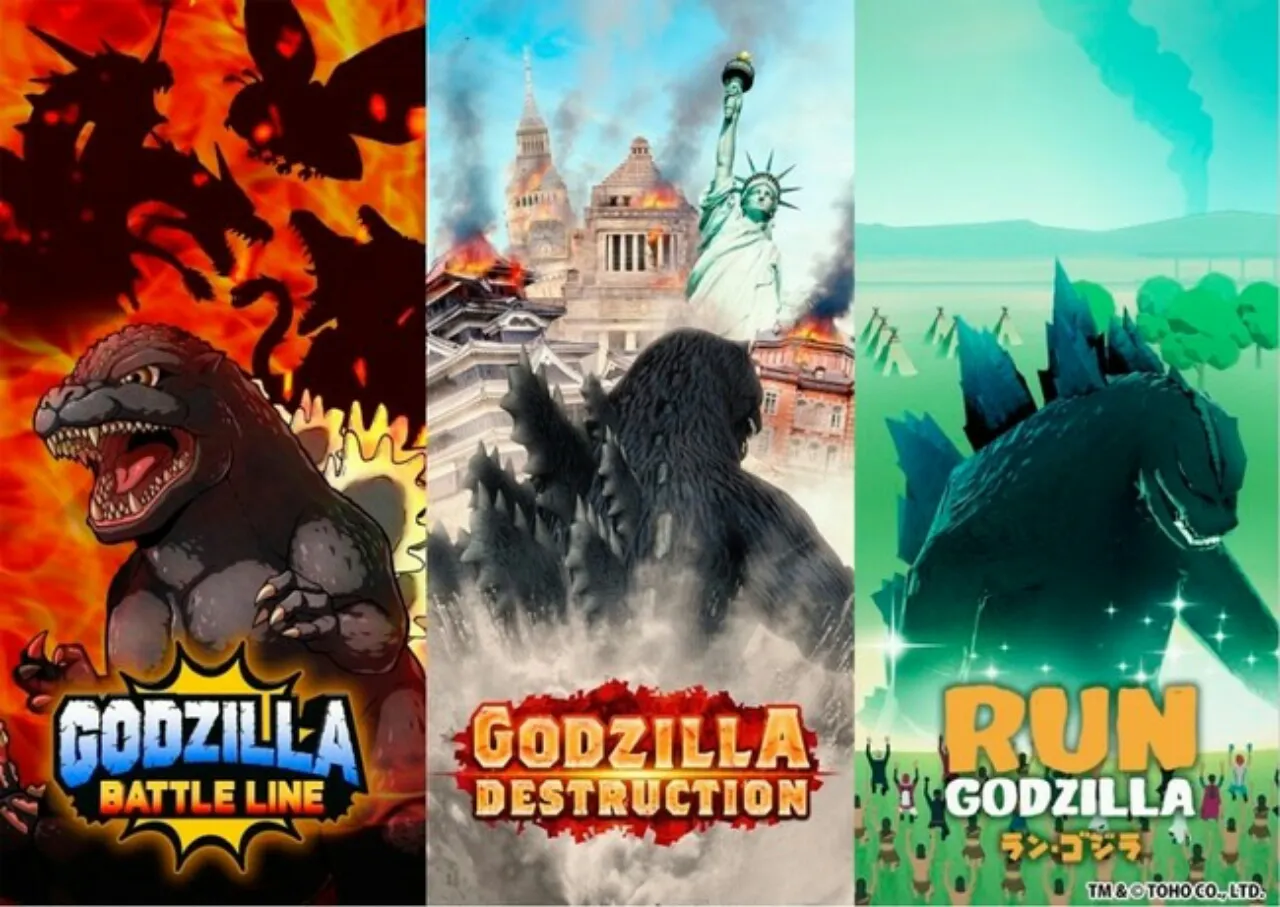 Waralaba Godzilla Mendapatkan 3 Game Smartphone Baru