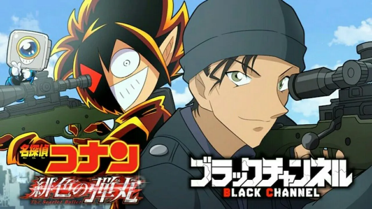 Anime Web Black Channel dan Film Detective Conan Ke-24 Mendapatkan Anime Kolaborasi