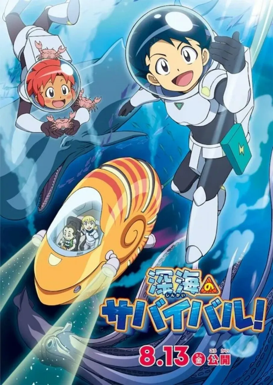 Buku Edukasional 'Science Manga Survival' Mendapatkan Film Anime Kedua tentang Laut Dalam