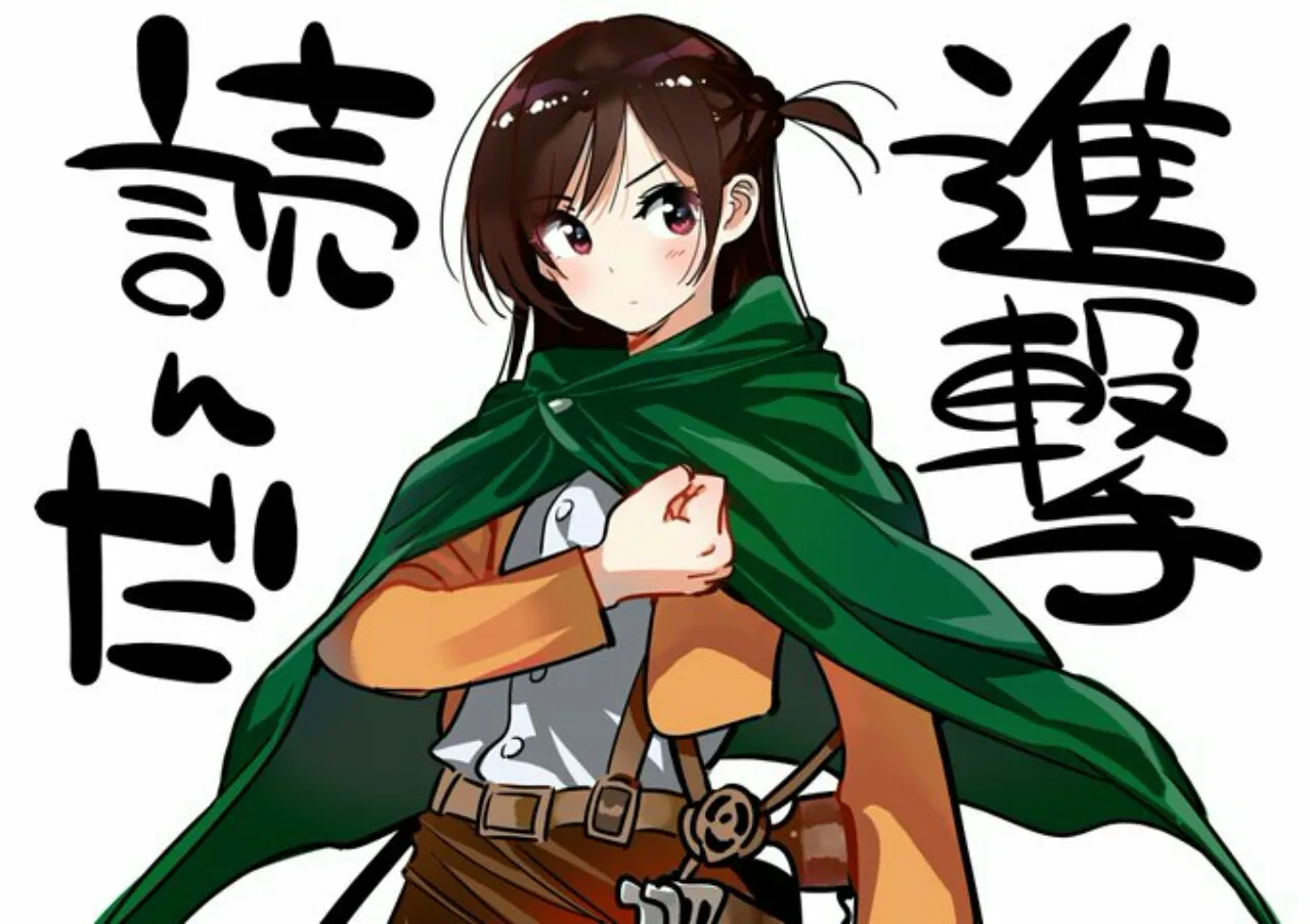 Kreator Tokyo Ghoul dan Rent-A-Girlfriend Menggambar Fanart Attack on Titan untuk Merayakan Chapter Terakhirnya