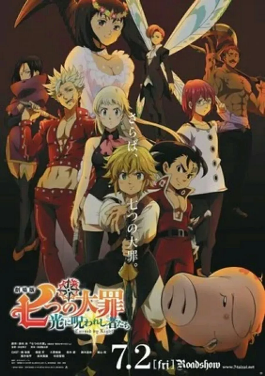 Trailer Lengkap Film Anime The Seven Deadly Sins: Cursed By Light Mengungkapkan Seiyuu Lainnya dan Lagu Tema