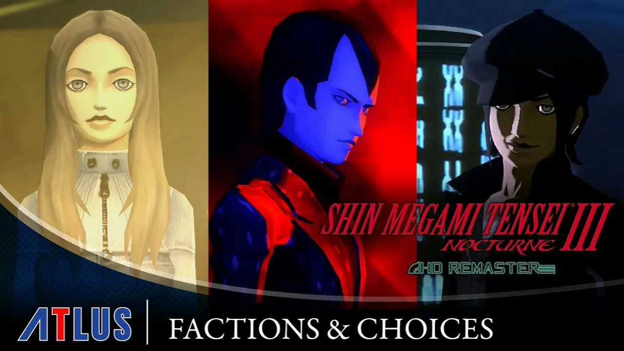 Game Shin Megami Tensei III Nocturne HD Remaster Merilis Trailer yang Menyoroti Faksi