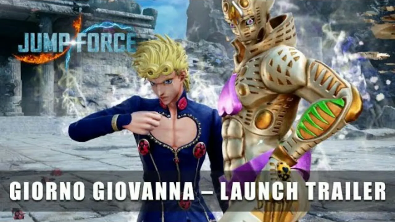 Trailer DLC Game Jump Force Mengungkapkan Peluncuran Giorno pada 13 April