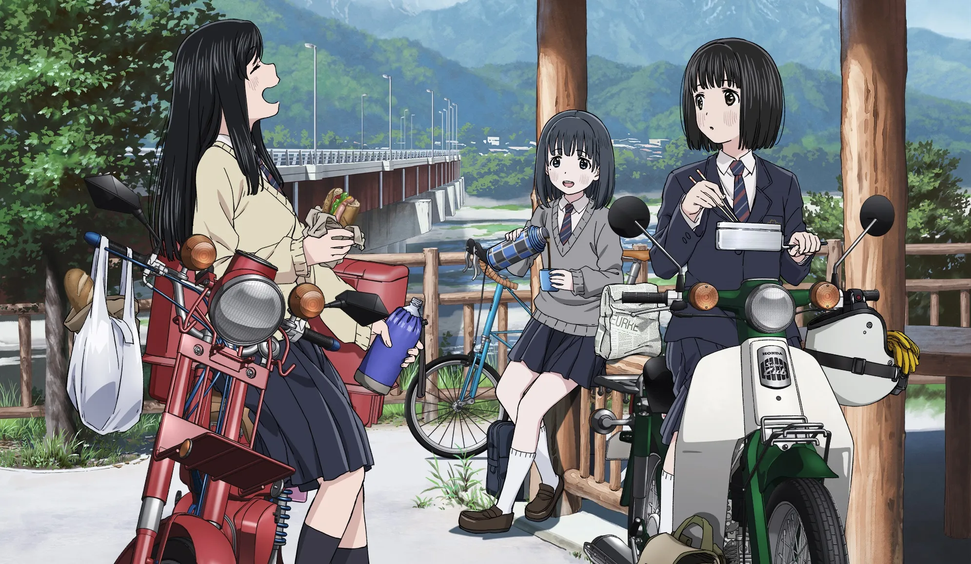 Anime TV Super Cub akan Ditayangkan Sebanyak 12 Episode