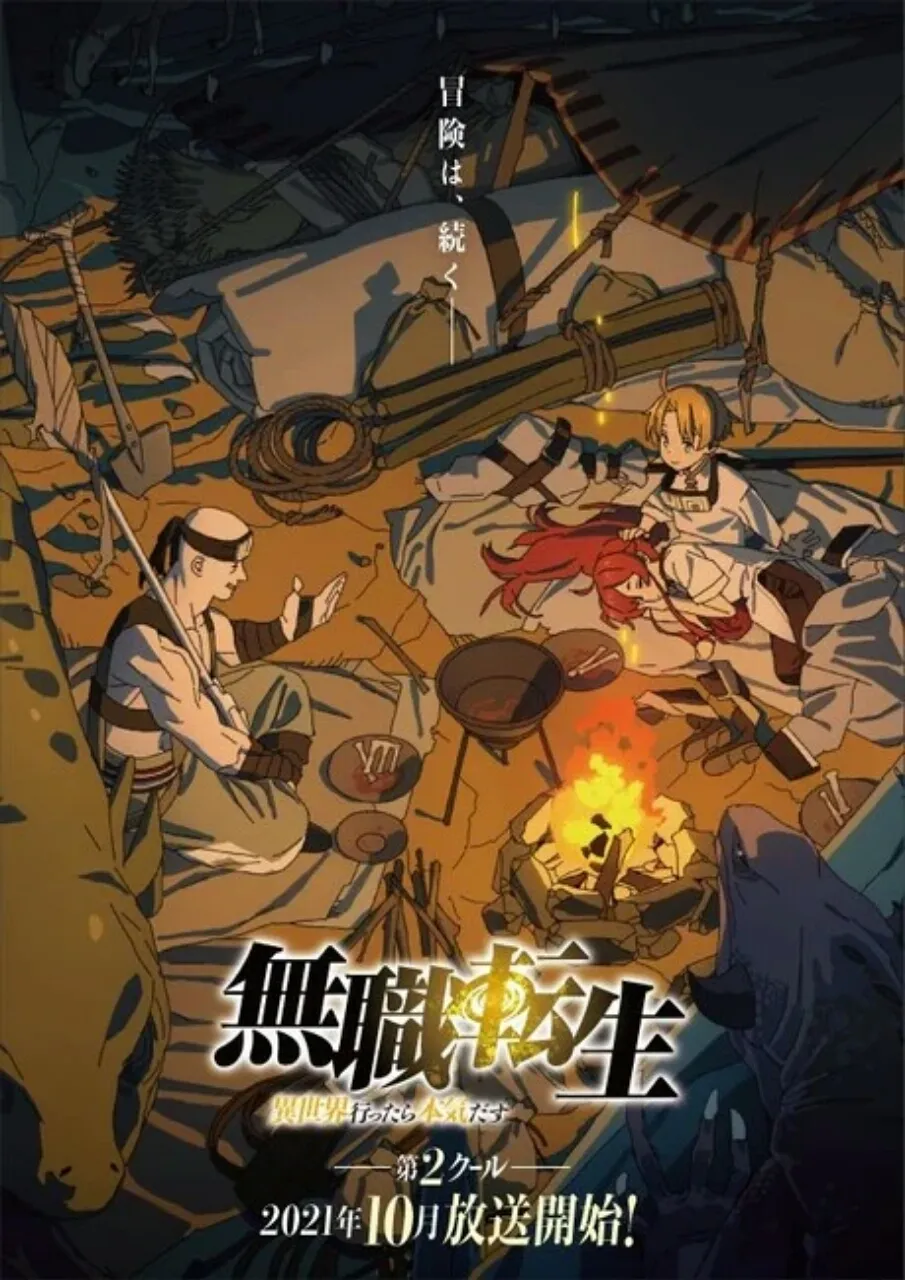 Paruh Kedua Anime Mushoku Tensei Mulai Tayang pada Bulan Oktober, setelah Ditunda dari Bulan Juli