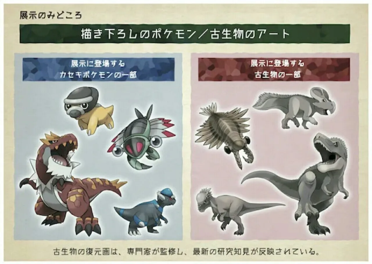 Museum Jepang Mengadakan Pameran Fosil Pokémon