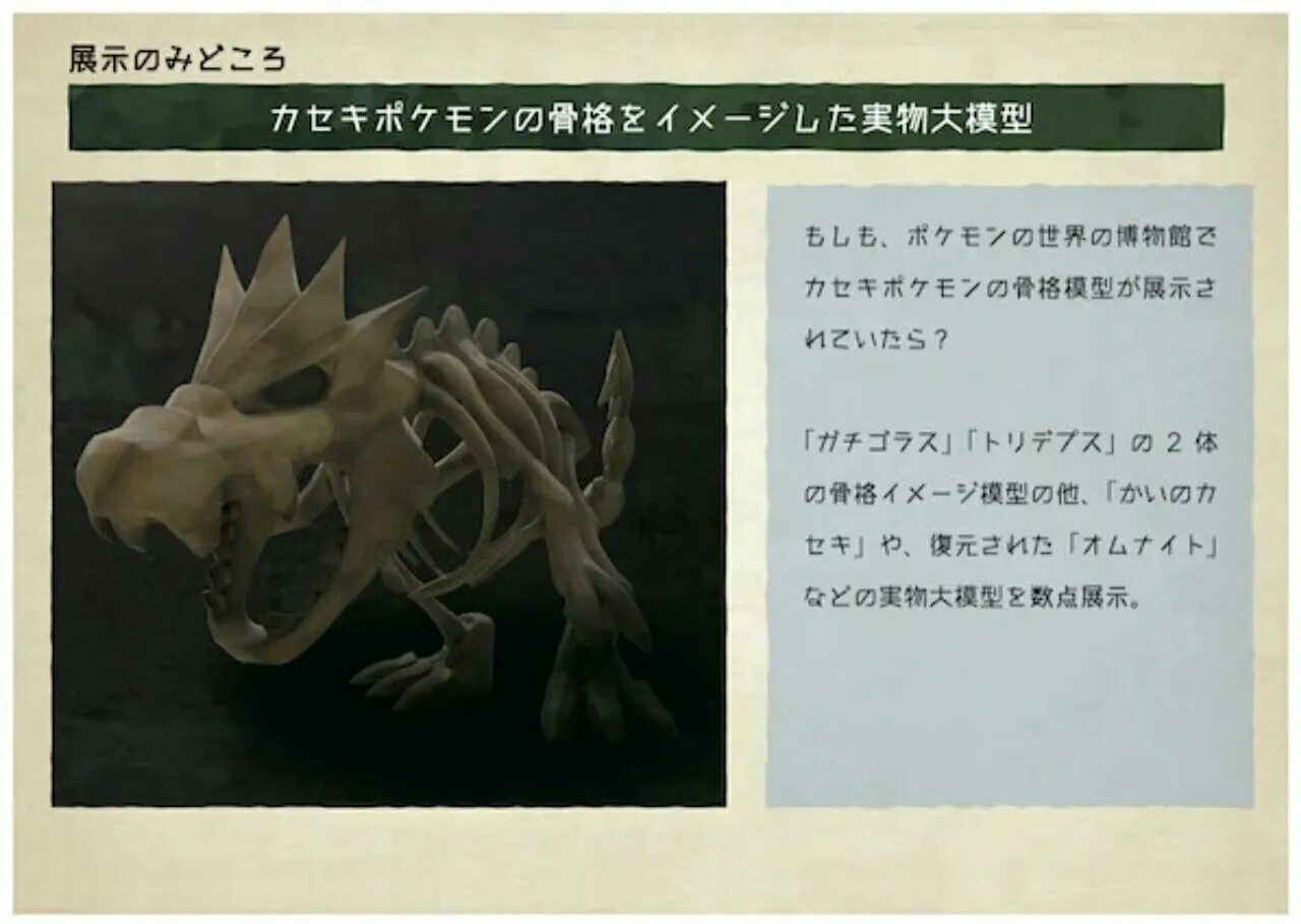 Museum Jepang Mengadakan Pameran Fosil Pokémon
