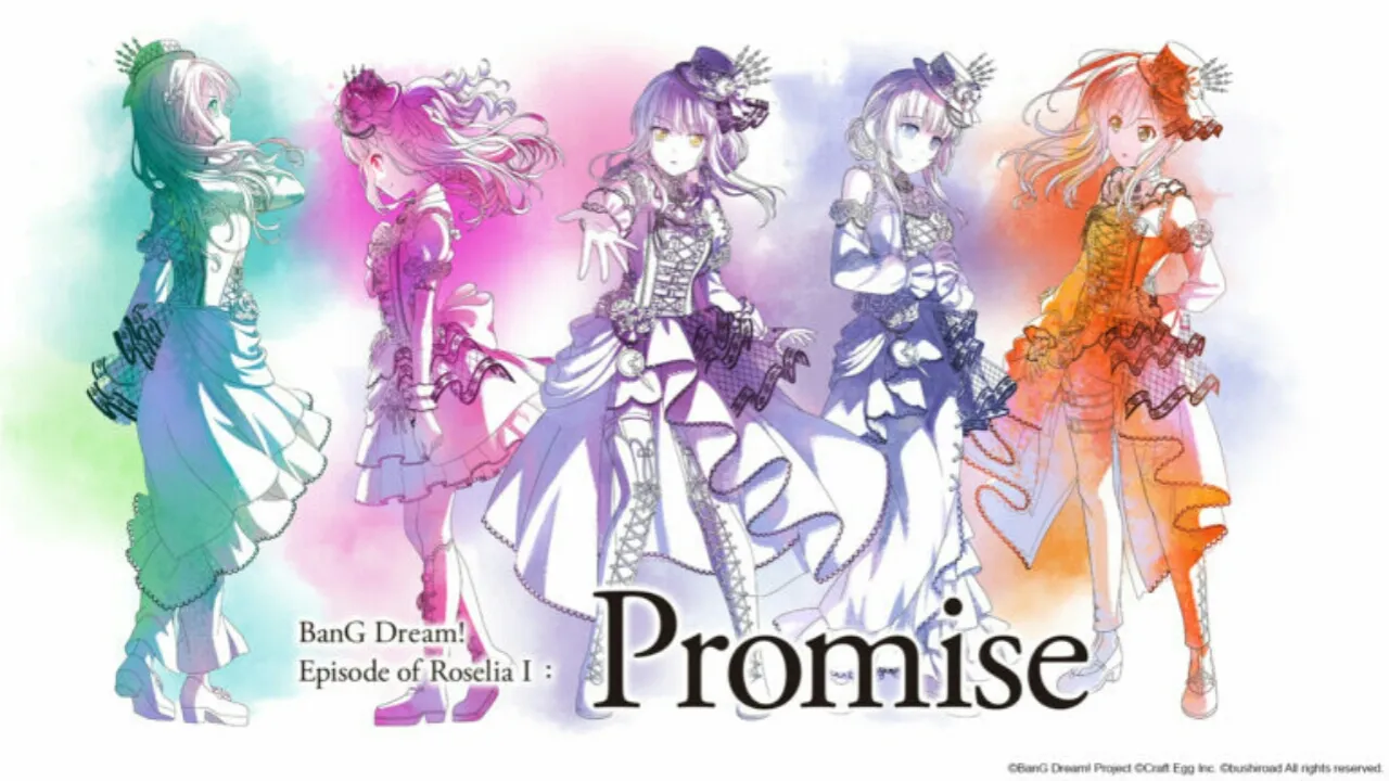 Film Anime BanG Dream! Episode of Roselia 1: Promise Akan Dirilis di Bioskop Indonesia