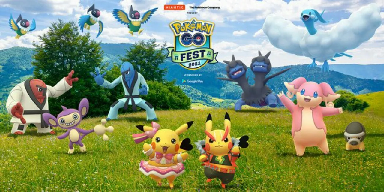 The Pokémon Company International dan Niantic Mengungkapkan Detail untuk Pokémon GO Fest 2021