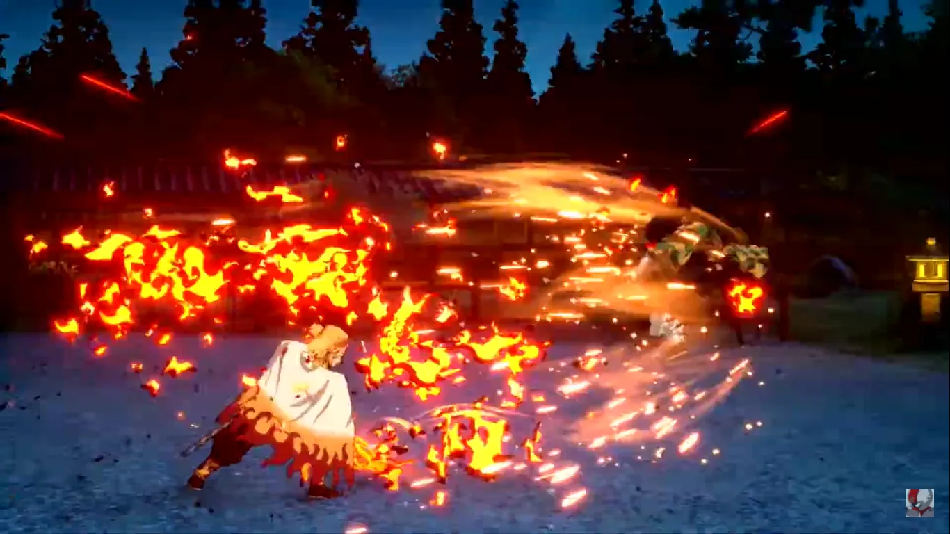 Demon Slayer: “Kimetsu no Yaiba – Hinokami Kepputan” Perlihatkan Gameplay Rengoku Kyojuro