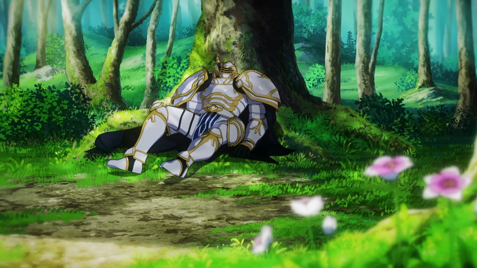 Skeleton Knight in Another World Tampilkan Cuplikan Gadis Dalam Bahaya Dalam Trailernya