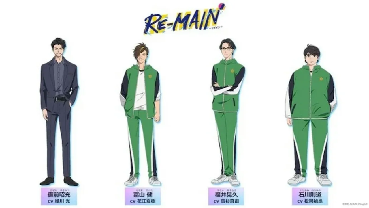 Anime TV Polo Air RE-MAIN Mengungkapkan Seiyuu Lainnya dan Artis Lagu Tema