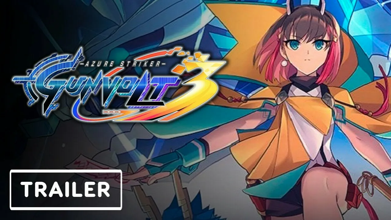 Game Azure Striker Gunvolt 3 Mengepos Trailer Gameplay
