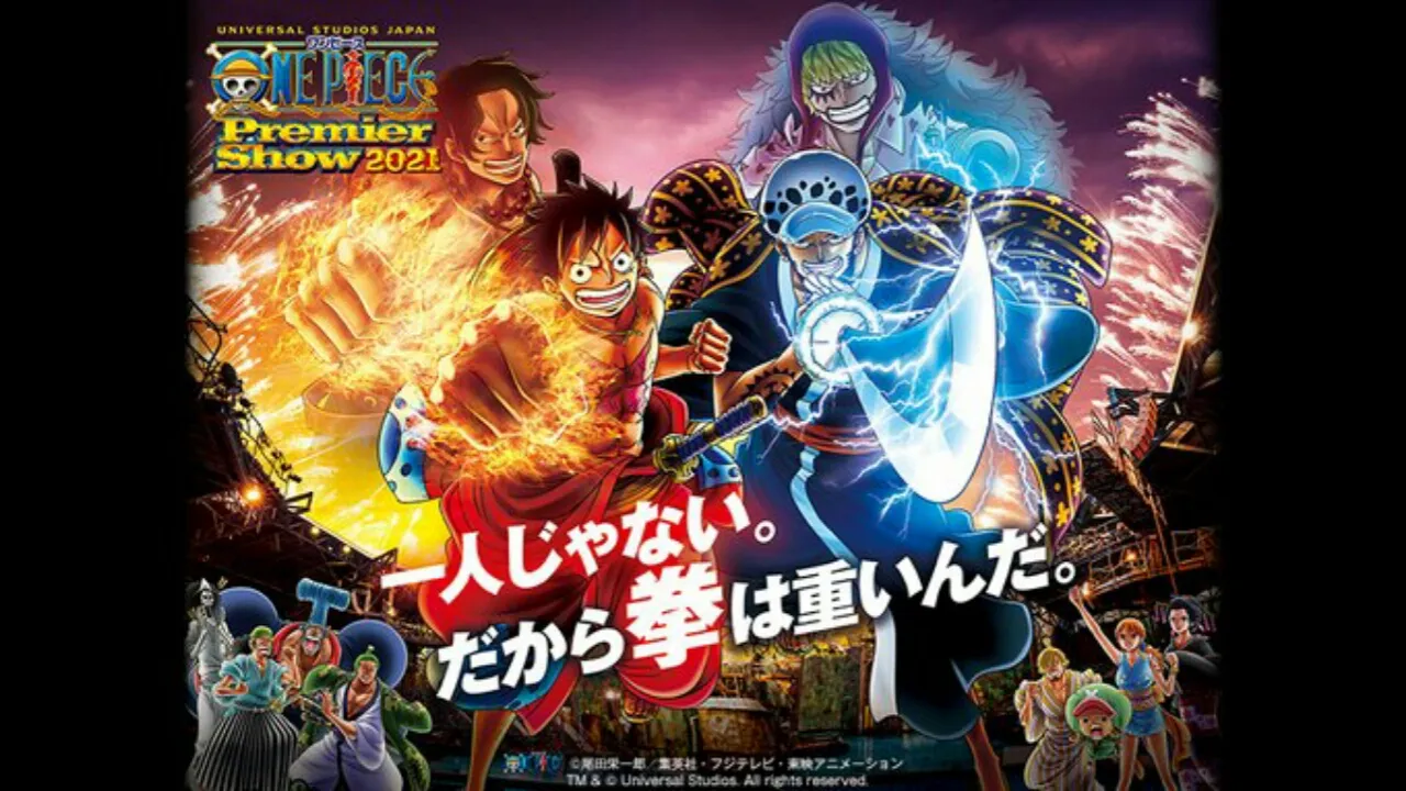 One Piece Premier Show Kembali ke Universal Studios Japan pada bulan Agustus