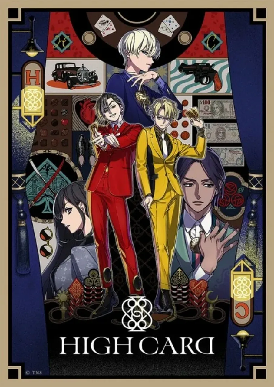 Kadokawa, TMS, Sammy Mengungkapkan Proyek Multimedia High Card dengan Anime, Manga, Novel Terencana