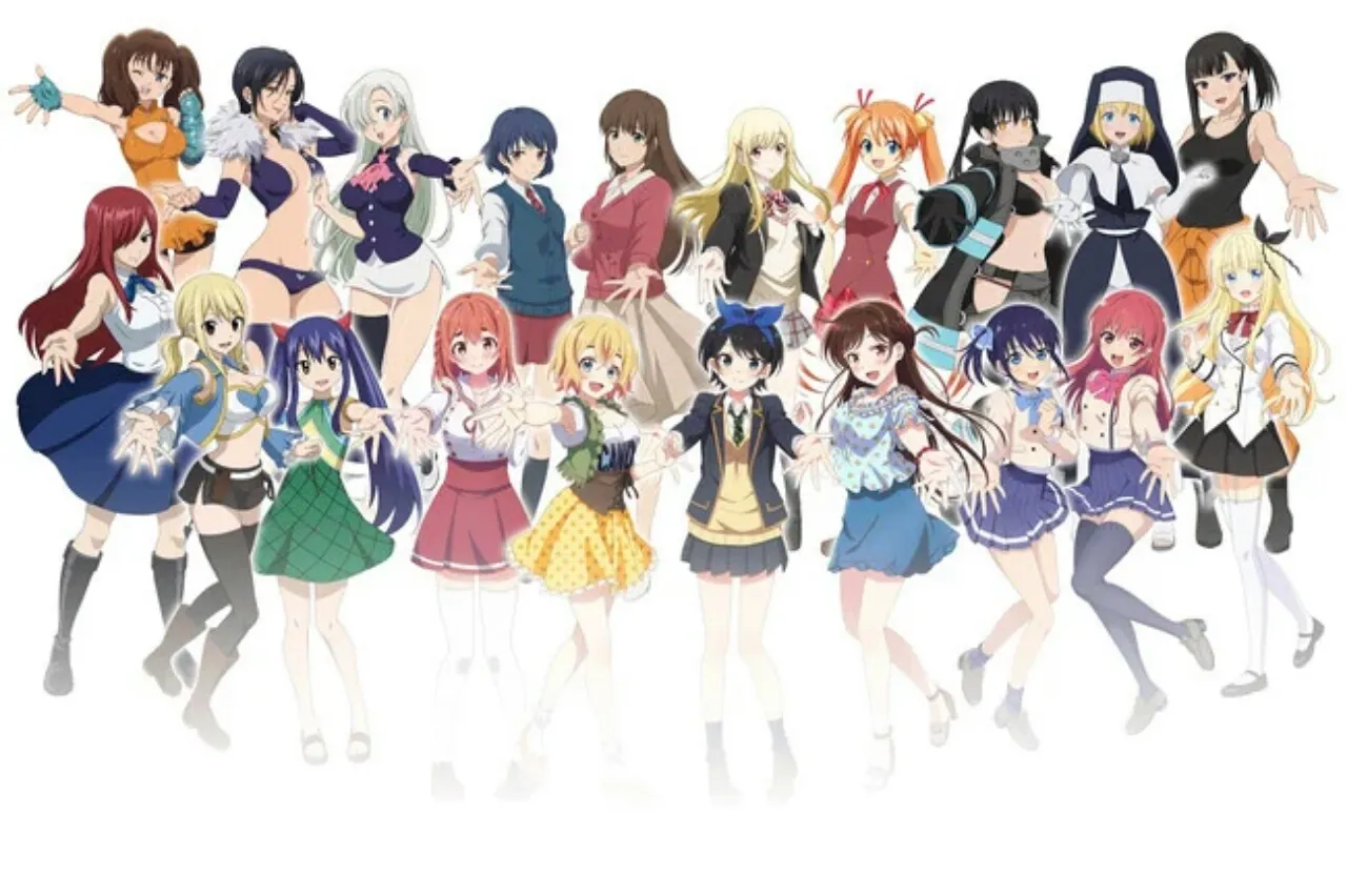 Manga Rent-A-Girlfriend Mendapatkan Game Smartphone Crossover dengan Srikandi Majalah Shonen Lainnya