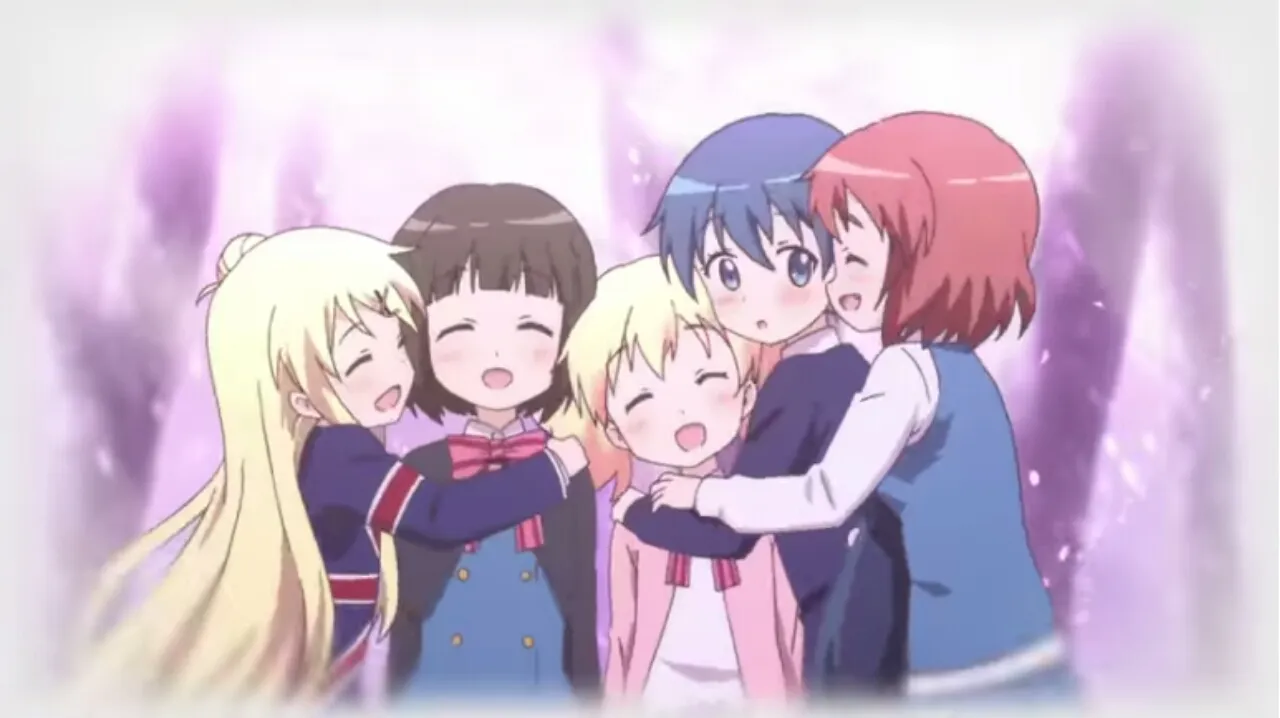 Trailer Film Anime Kin-iro Mosaic Menyoroti Trip Sekolah ke Kyoto