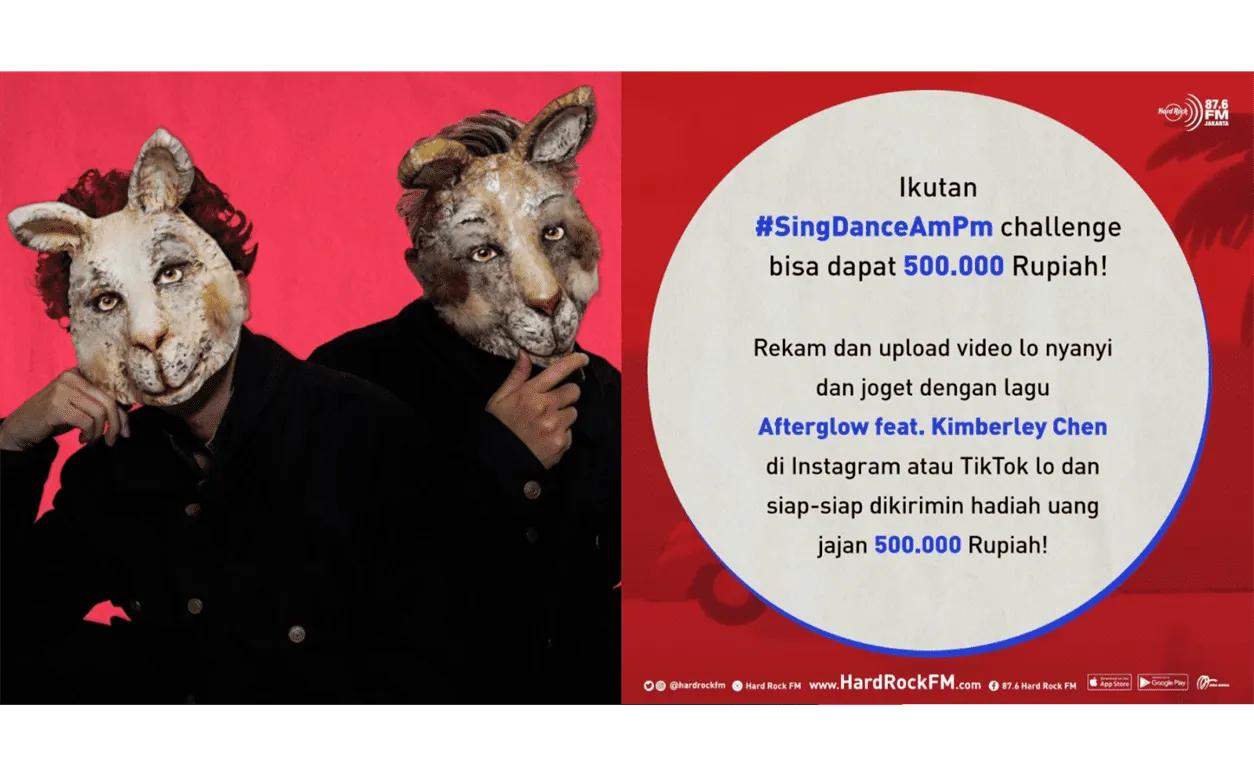 AmPm Rilis Single “Afterglow, ” Hard Rock FM Gelar Tantangan di Instagram dan TikTok #SingDanceAmPm Berhadiah Jutaan Rupiah!