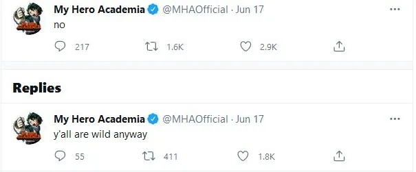 Duh, Akun Twitter Resmi My Hero Academia Diserang Oleh Para Pemuja K-Pop