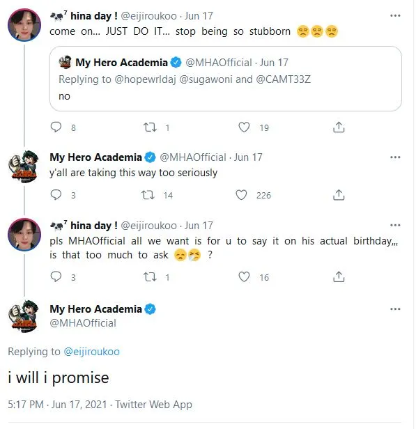 Duh, Akun Twitter Resmi My Hero Academia Diserang Oleh Para Pemuja K-Pop