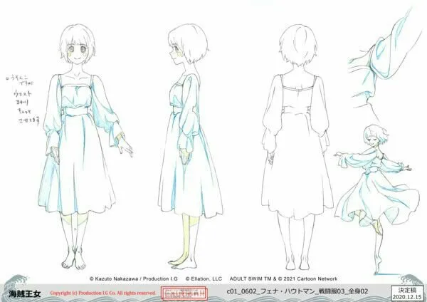 Crunchyroll dan Adult Swim Mengungkapkan Banyak Informasi tentang Fena: Pirate Princess (Kaizoku Ōjo)