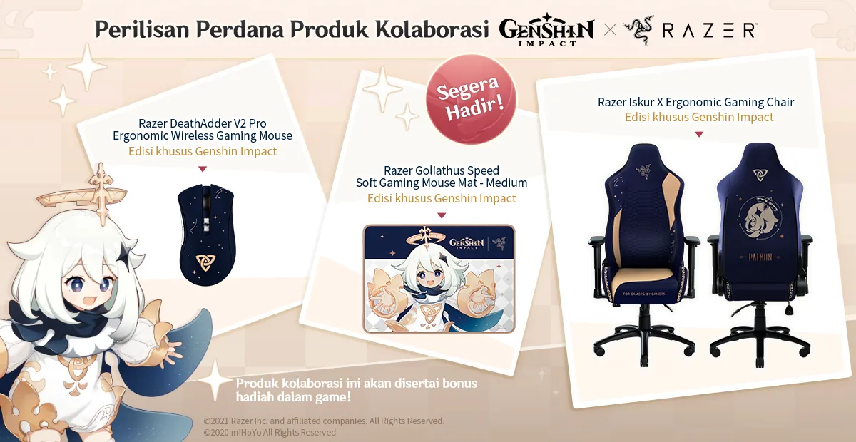 Nikmati Genshin Impact bersama Razer!
