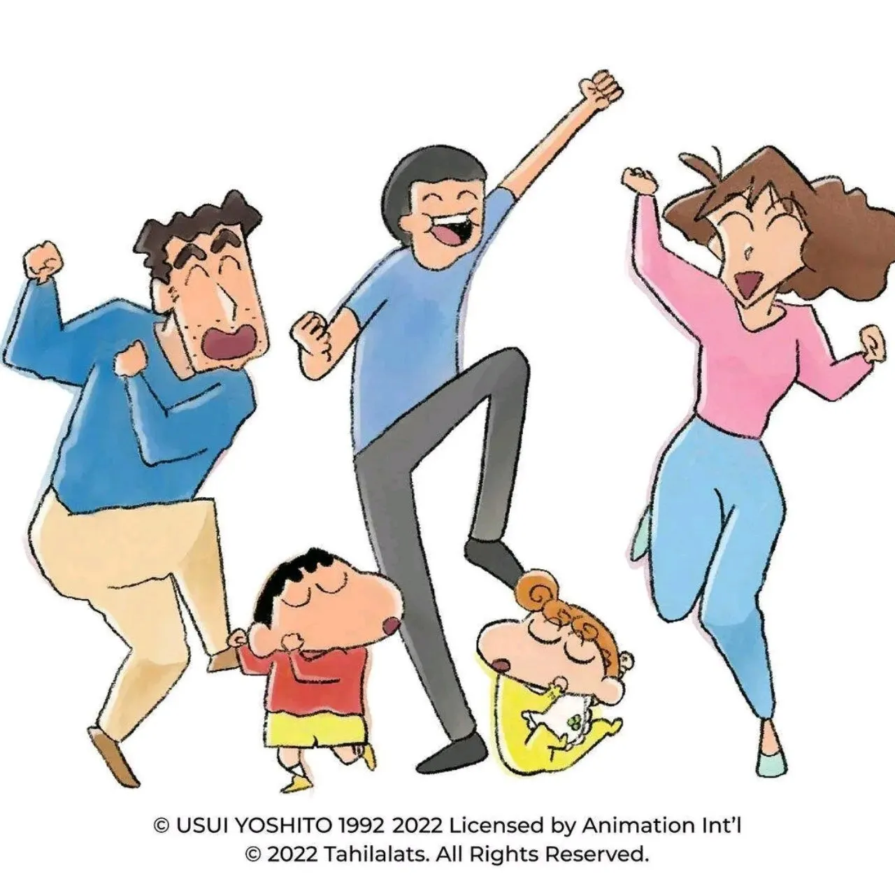 Tahilalats Resmi Berkolaborasi dengan Crayon Shinchan