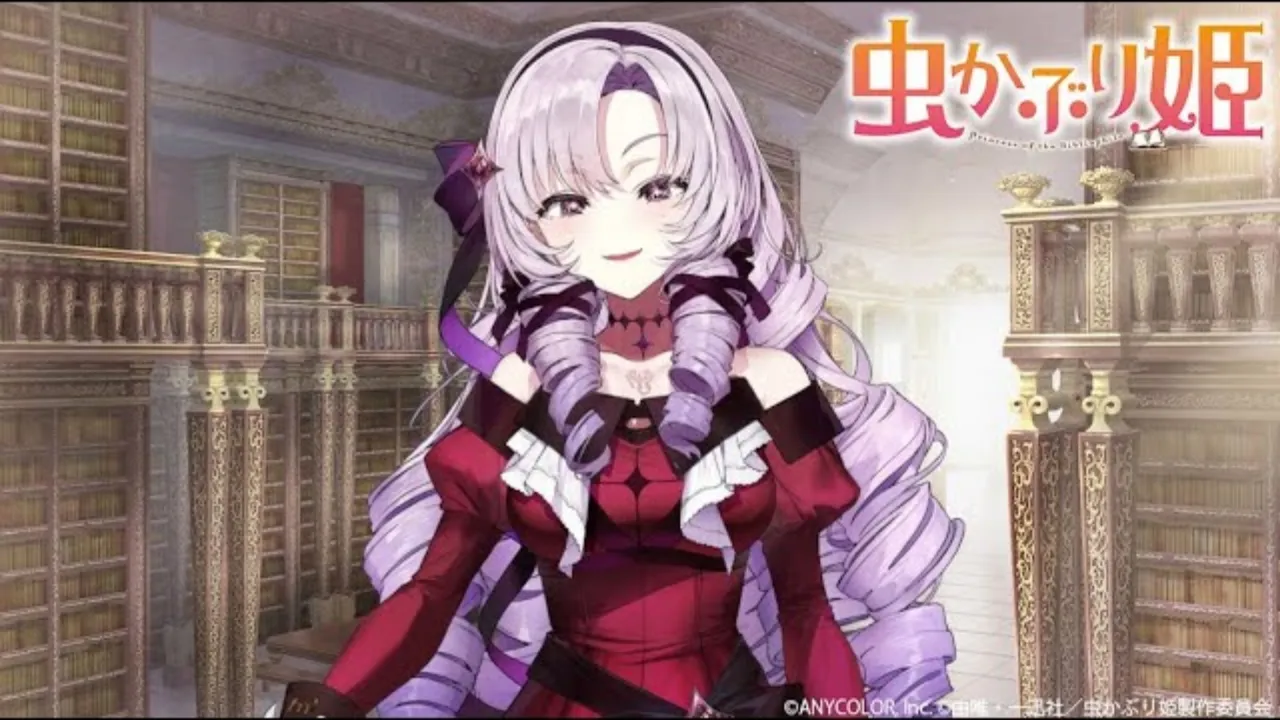 VTuber NIJISANJI Hyakumantenbara Salome Endorse Anime Mushikaburi-hime