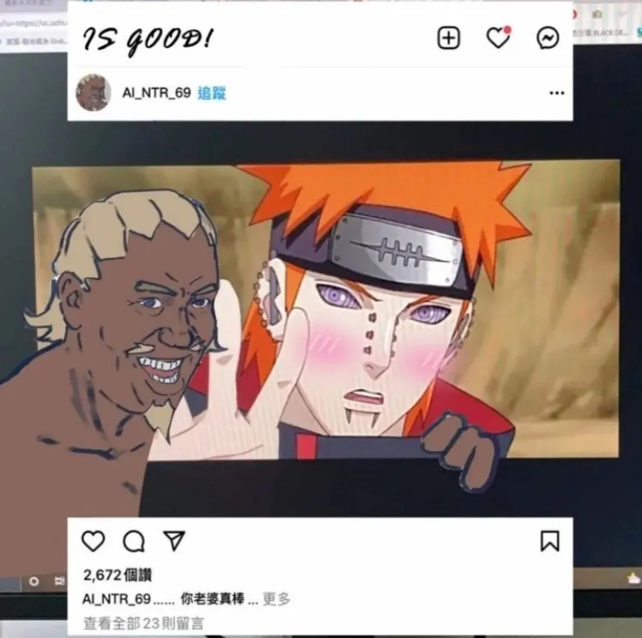 Artis Taiwan Membuat Gantungan Raikage yang Bisa Mencuri Waifu Kalian