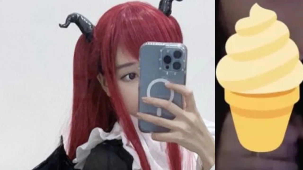 Gadis Coser Menjilati "Es Krim" Pacarnya dalam Foto, Lalu Seseorang Mencoba Mengukur Es Krim Itu