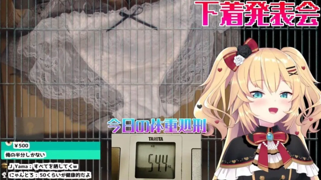 VTuber Akai Haato Menunjukkan Lingerie-nya kepada Pemirsa