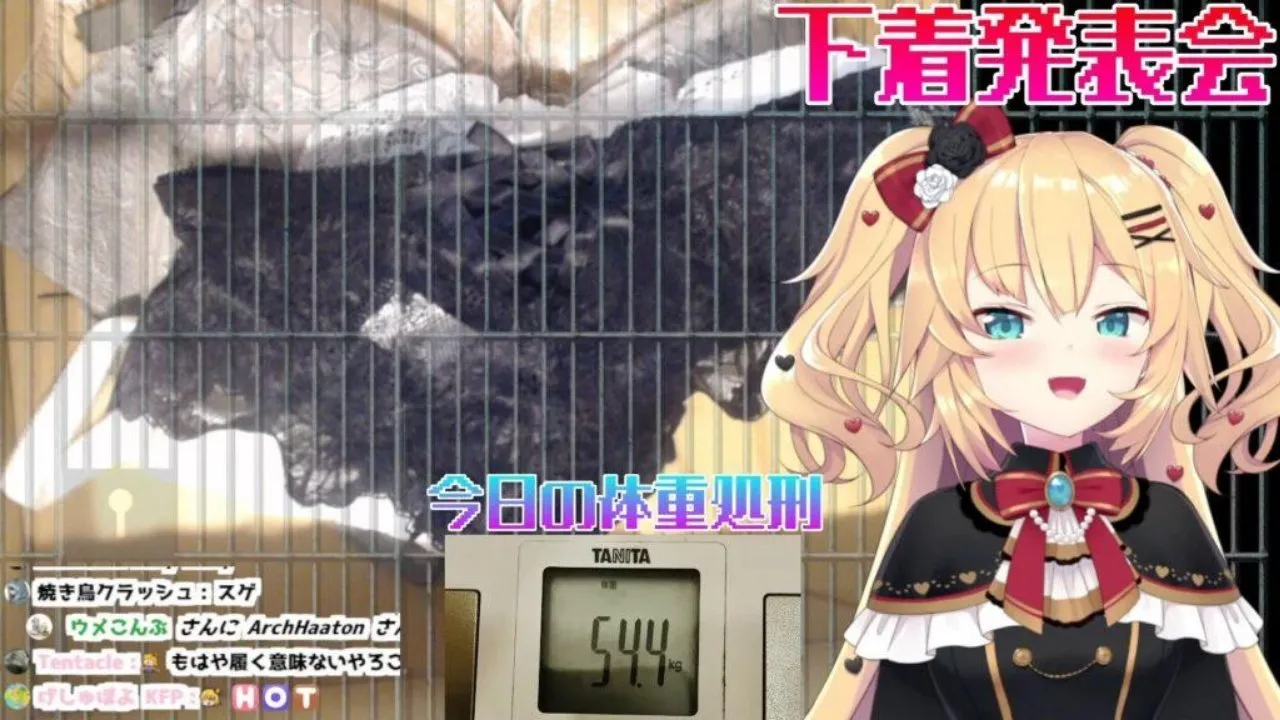 VTuber Akai Haato Menunjukkan Lingerie-nya kepada Pemirsa