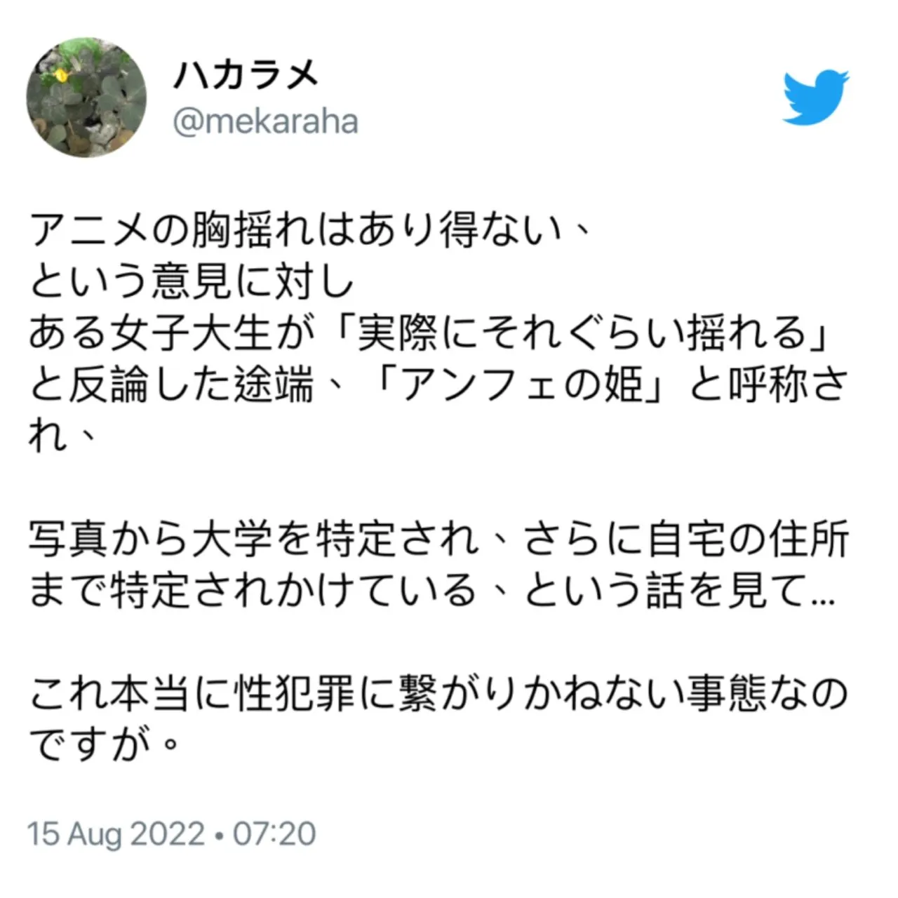 Feminis Melecehkan Seorang Gadis yang Membela Payudara Besar di Anime