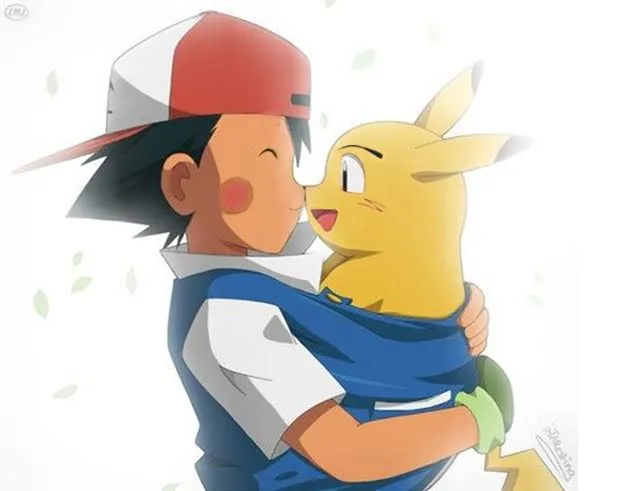 Ash Terlihat Berciuman dengan Pikachu di Shibuya