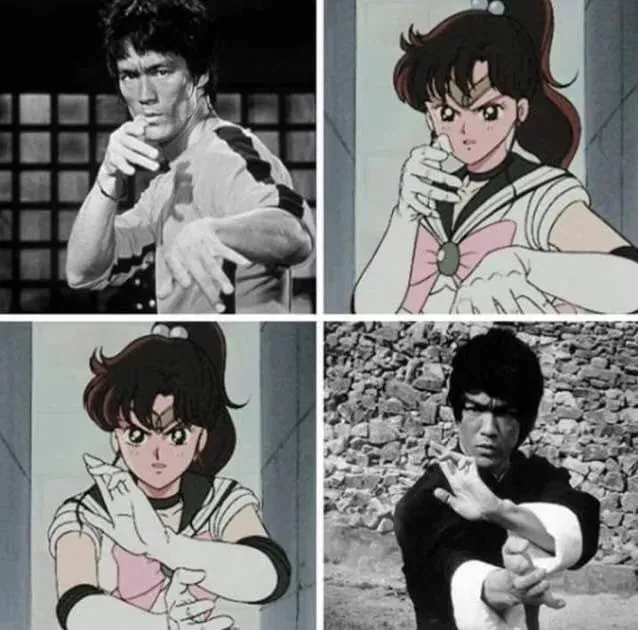 Sailor Moon Memiliki Referensi Bruce Lee