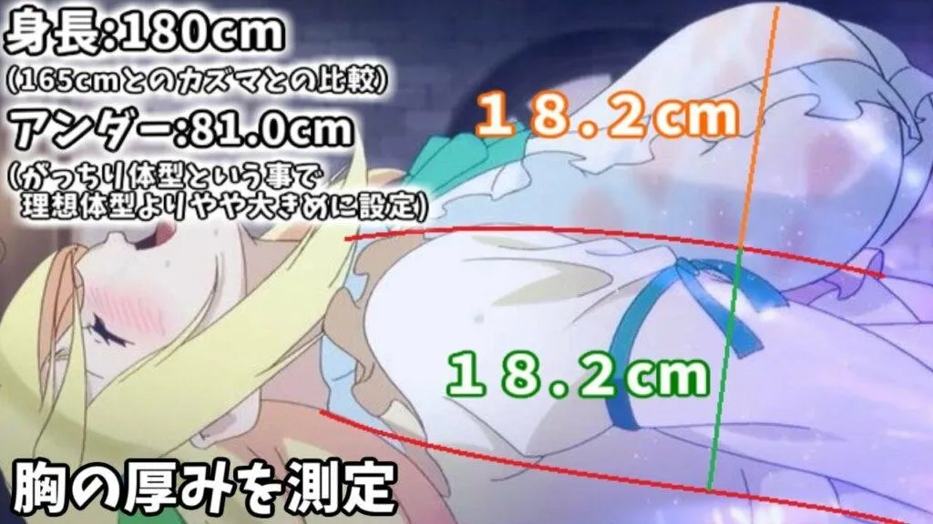 Seseorang Mengukur Oppai Besar Darkness dari KonoSuba!