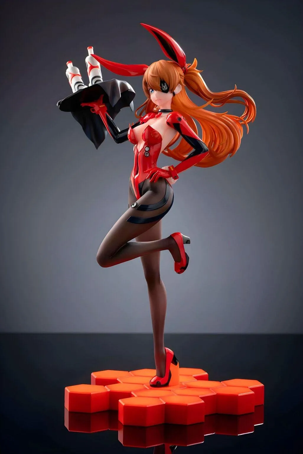 Asuka dari Evangelion Mendapatkan Figur Bunny Erotis
