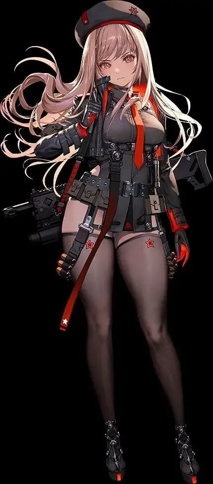 Hane Ame Bercosplay Karakter Rapi dari NIKKE