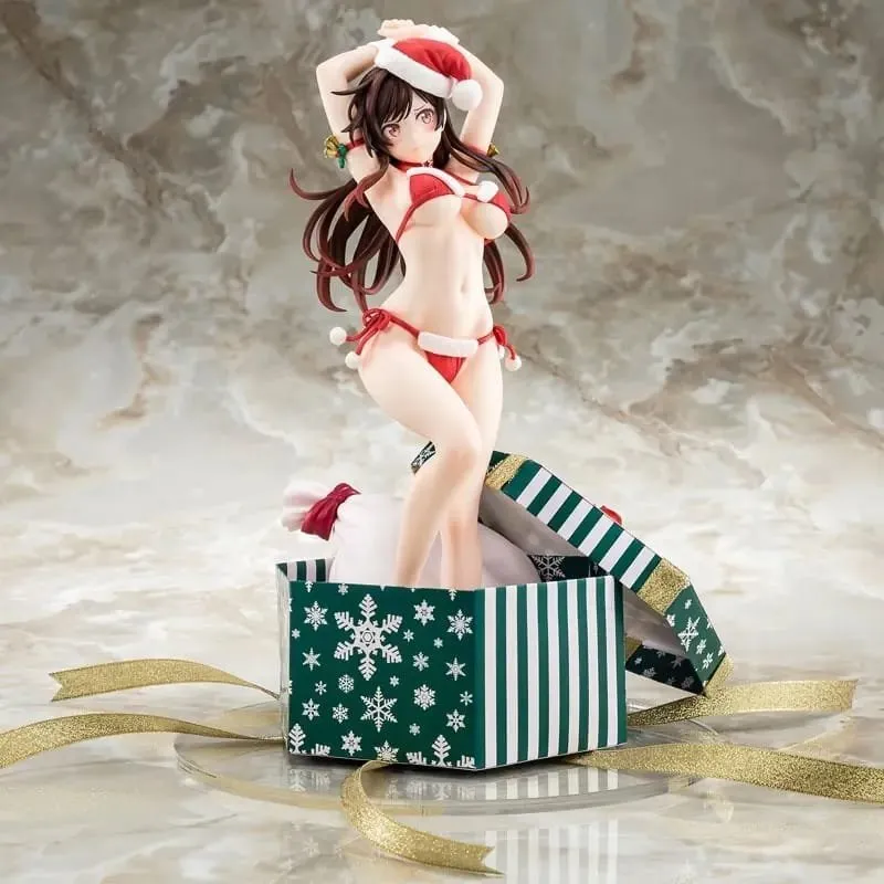 Chizuru Mengenakan Bikini Santa dalam Figur Baru