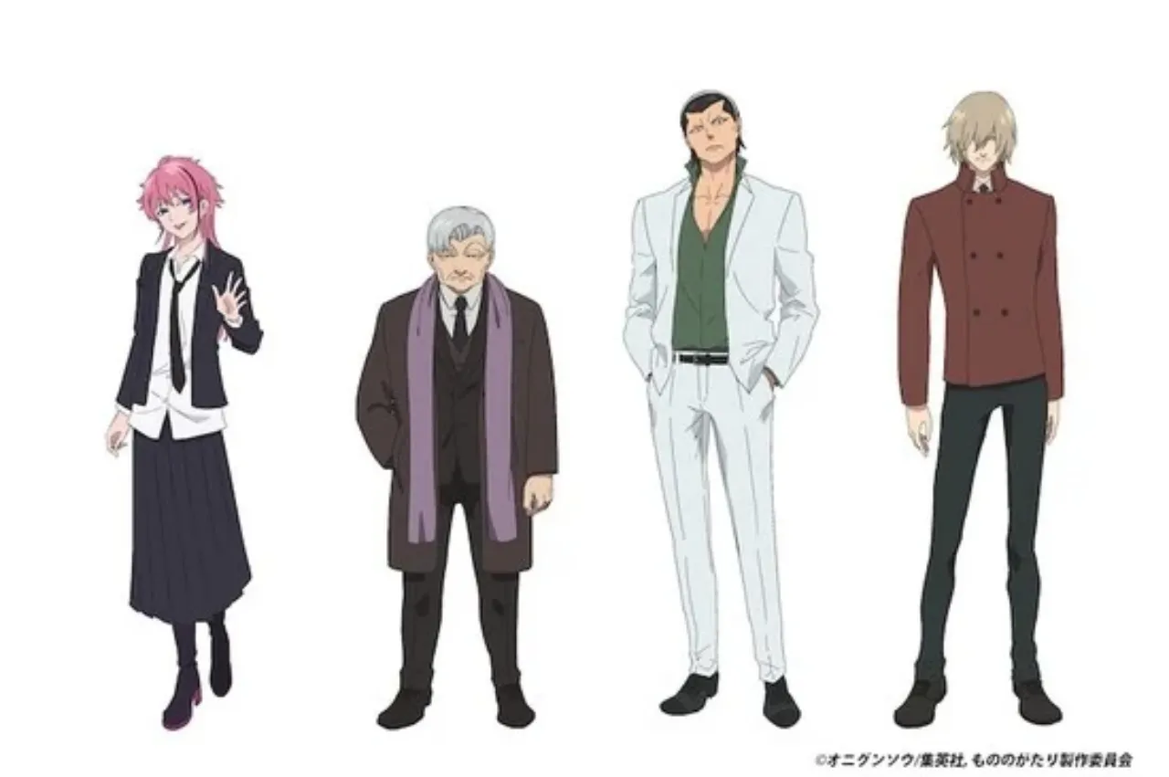 Anime TV Mononogatari Ungkap 4 Anggota Seiyuu Lainnya