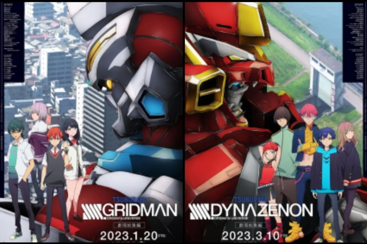 Anime TV SSSS.Gridman dan SSSS.Dynazenon Masing-masing Mendapatkan Film Kompilasi Sebelum Film Gridman Universe Dibuka