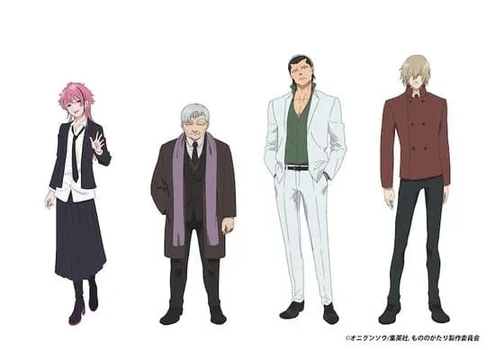 Anime TV Mononogatari Ungkap 4 Anggota Seiyuu Lainnya