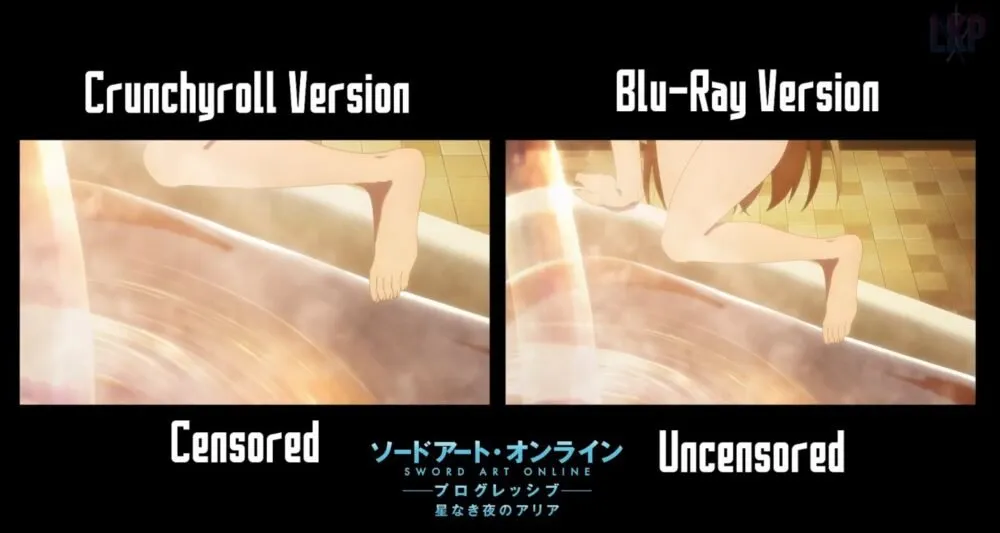 Crunchyroll Menyensor Adegan Mandi Asuna di SAO: Progressive