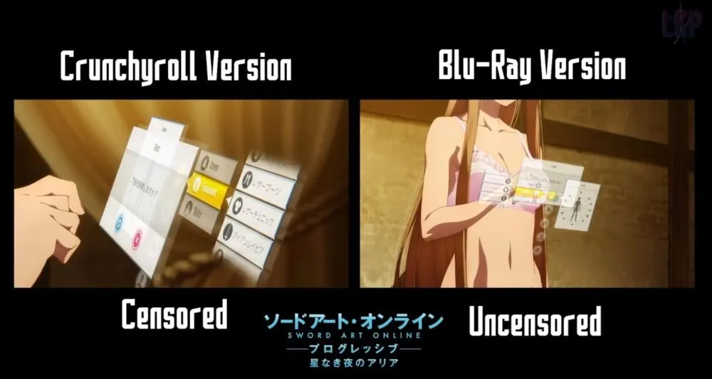 Crunchyroll Menyensor Adegan Mandi Asuna di SAO: Progressive