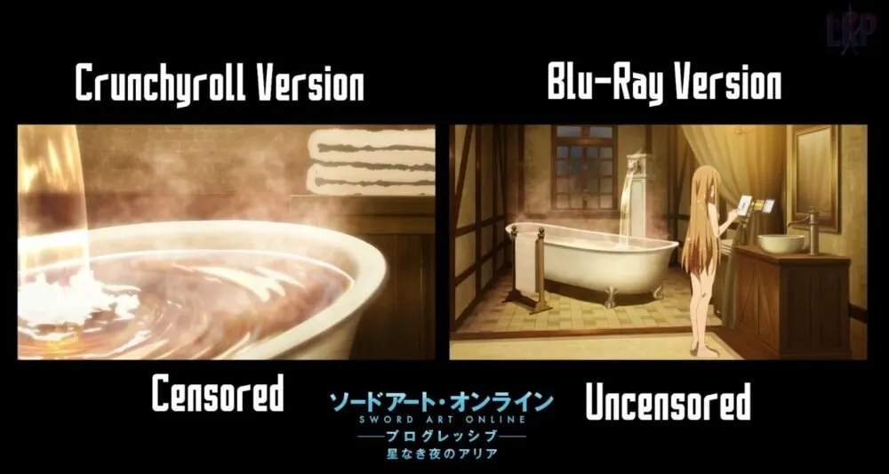 Crunchyroll Menyensor Adegan Mandi Asuna di SAO: Progressive