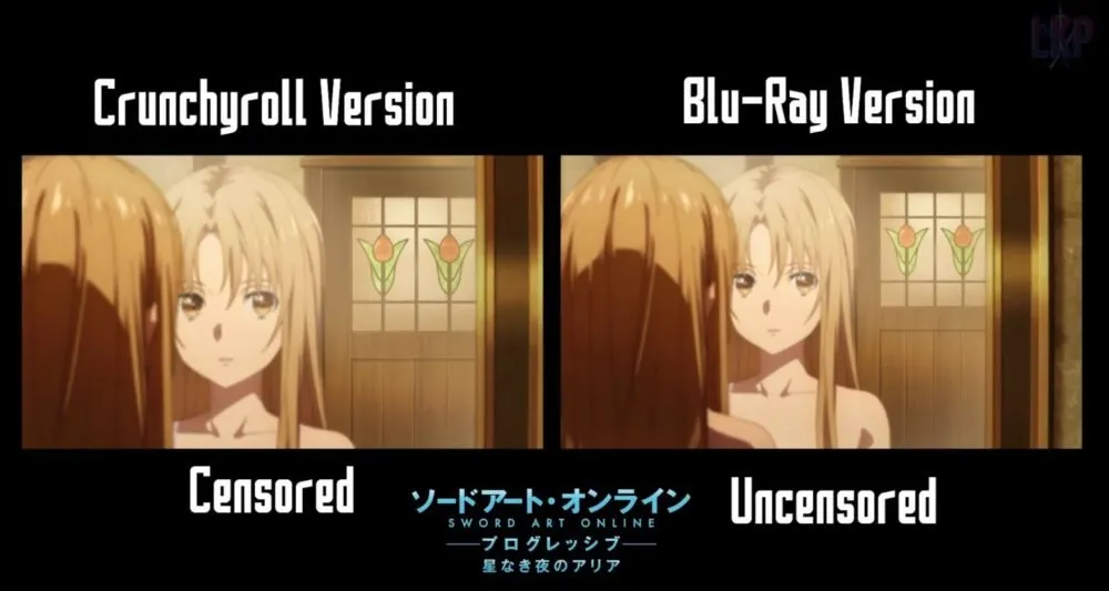 Crunchyroll Menyensor Adegan Mandi Asuna di SAO: Progressive