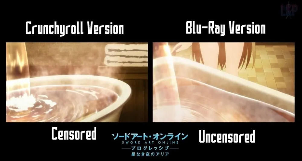 Crunchyroll Menyensor Adegan Mandi Asuna di SAO: Progressive