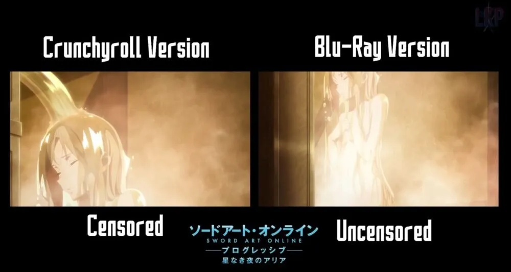 Crunchyroll Menyensor Adegan Mandi Asuna di SAO: Progressive